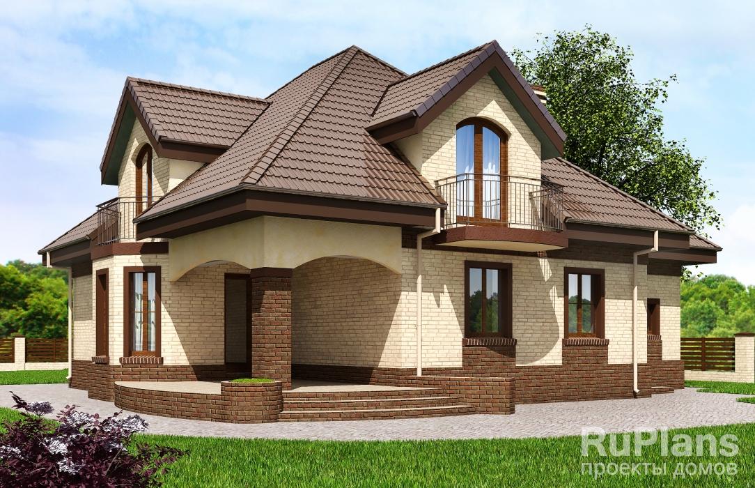 Проект дома с мансардой - Rg4942 строительство в Тольятти
