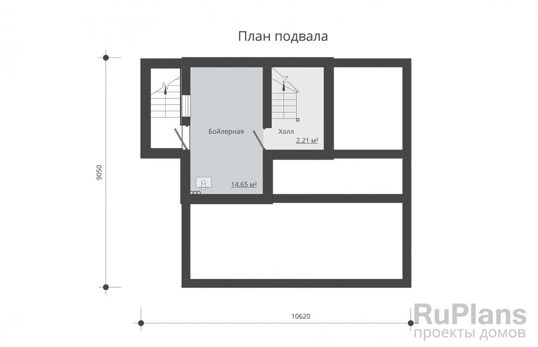 Проект дома с мансардой - Rg5203 строительство в Тольятти