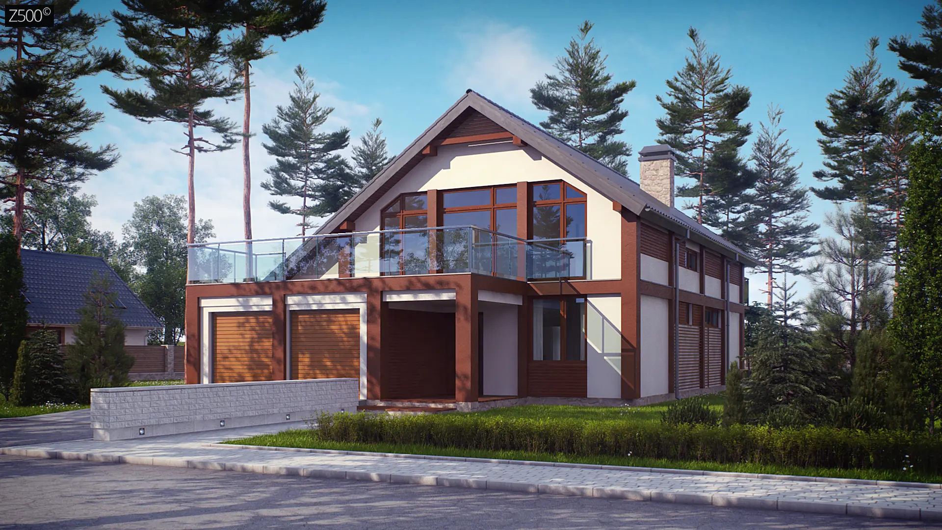 Проект дома в стиле фахверк Ф207 строительство в Тольятти