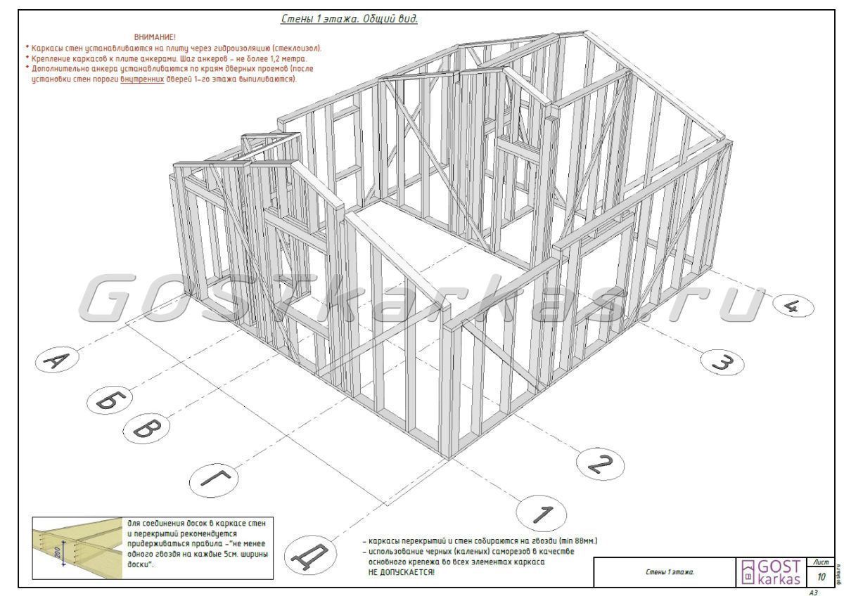 Проект каркасного дома К 41 строительство в Тольятти