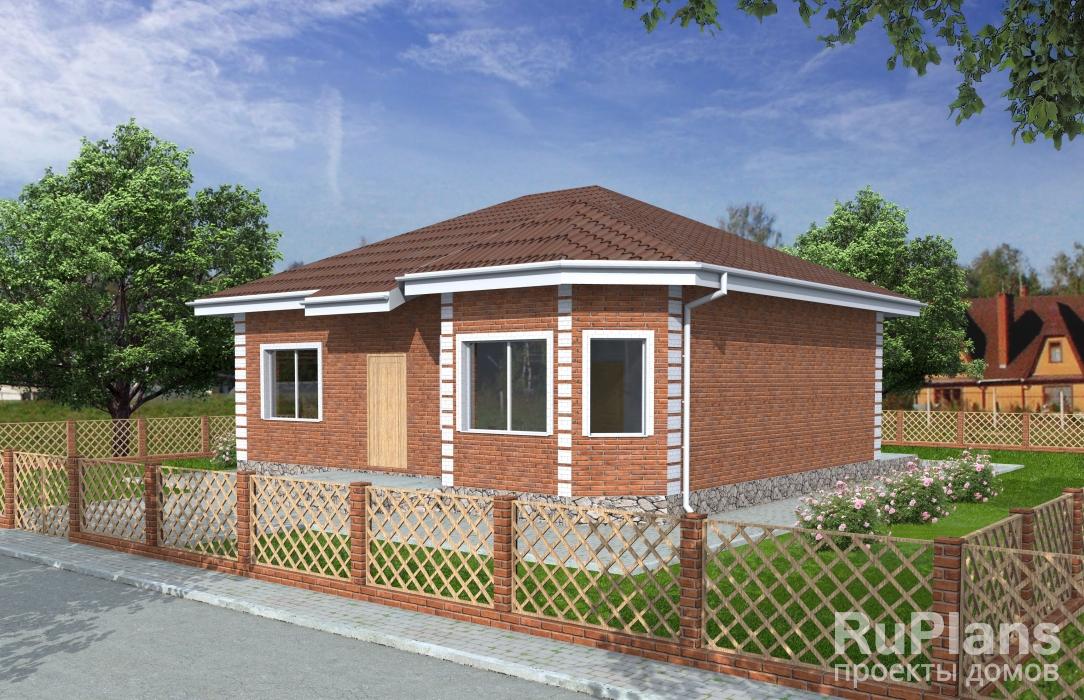 Проект одноэтажного дома - Rg3825 строительство в Тольятти
