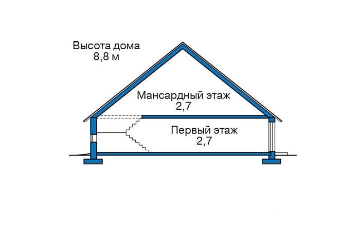Проект дома М114 строительство в Тольятти