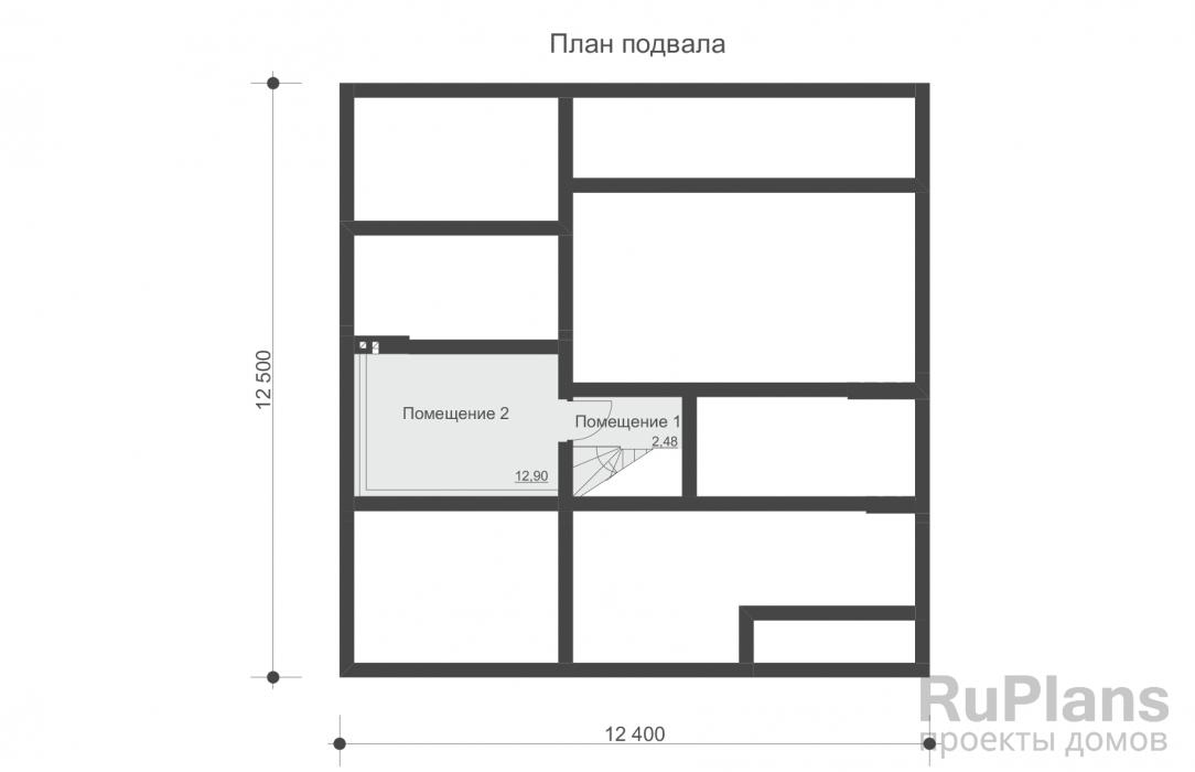 Проект дома с мансардой - Rg5227 строительство в Тольятти