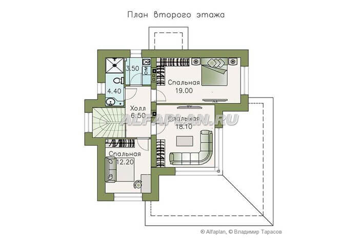 Проект дома Б136 строительство в Тольятти