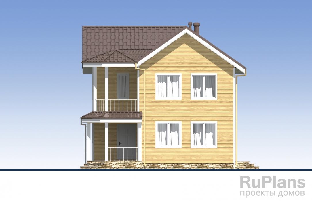 Проект двухэтажного дома - Rg5401 строительство в Тольятти